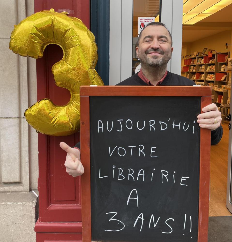 La librairie au Bonheur des livres a 3 ans !