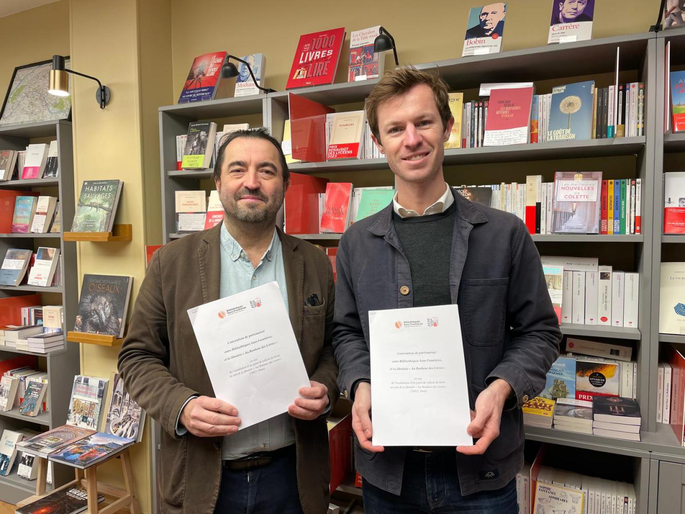Signature du partenariat avec Bibliothèques Sans Frontières