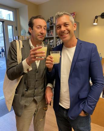 Antoine Laurain et Romain Puértolas